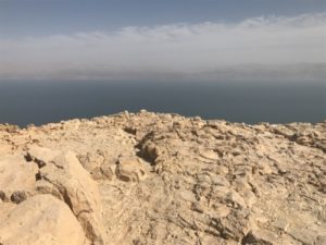 En Gedi View of the Dead Sea from Mountaintop