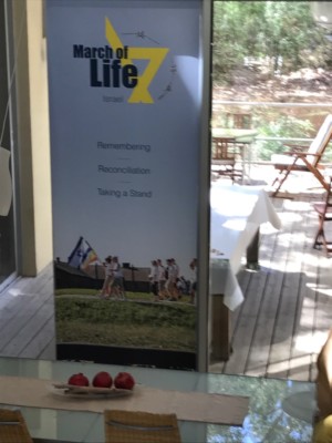 Israel Trip Fall 2016 - Day 8 Shanah Tovah with Survivors 4 - The Crossover Project March of Life out back - The Crossover Project