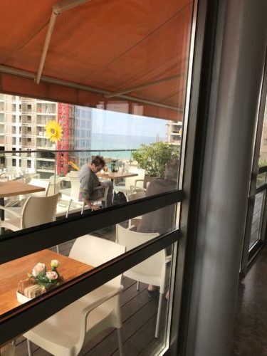 Israel Trip, Fall 2016 - Day 2 Tel Aviv 14 - The Crossover Project sea from the roof Gilgal e1478646894502 - The Crossover Project